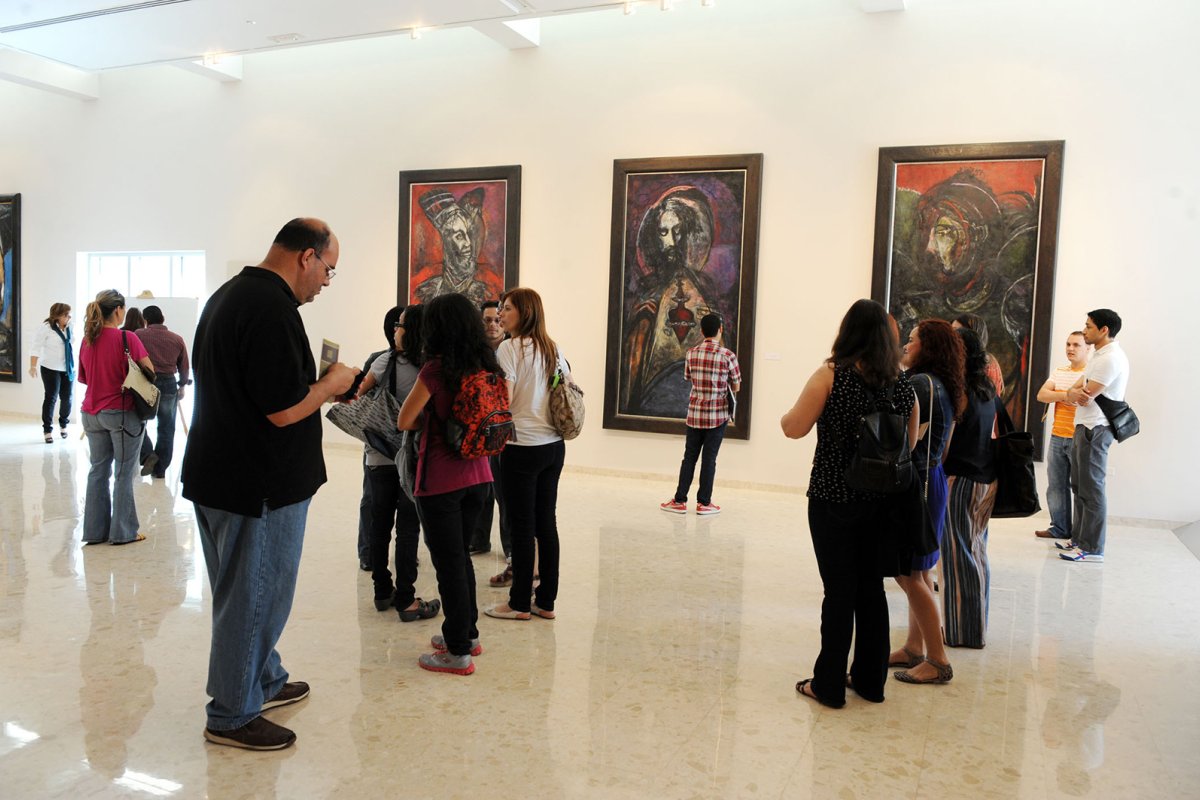 Inside view of the Museo de Arte de Bayamón