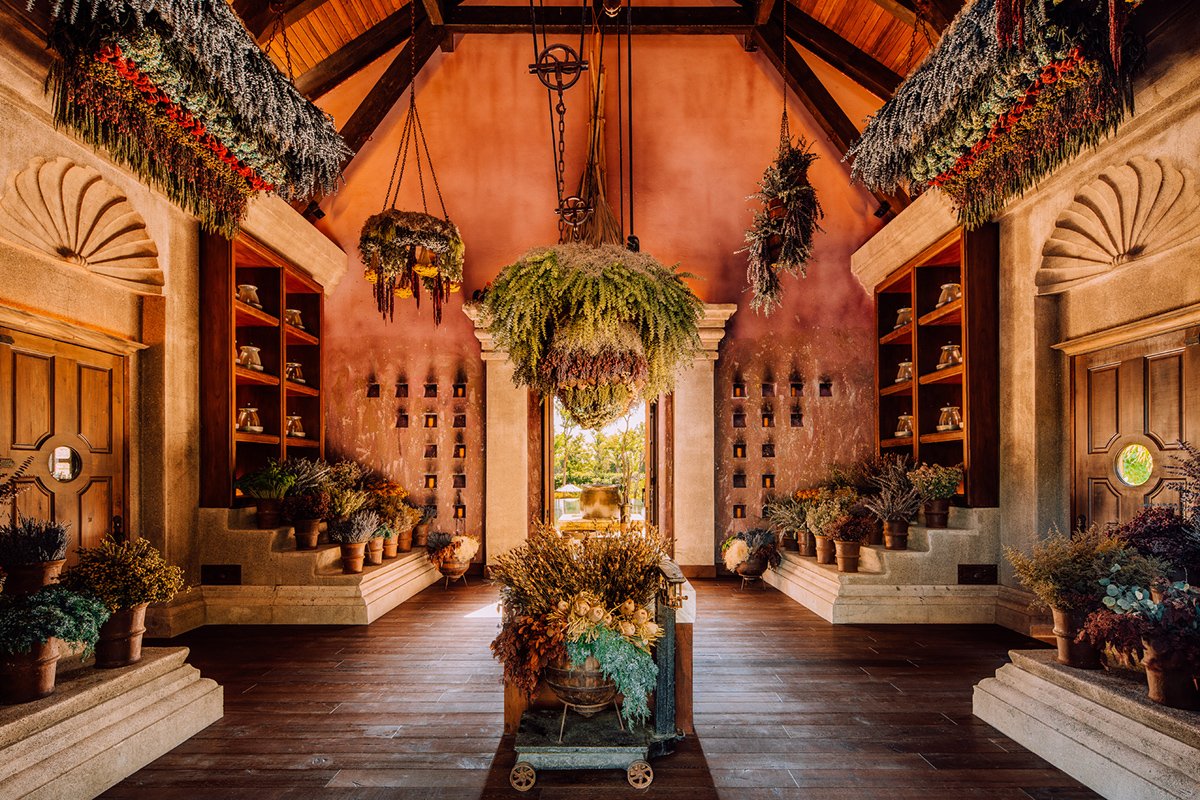 Interior view of Dorado Beach's Botanical Spa.