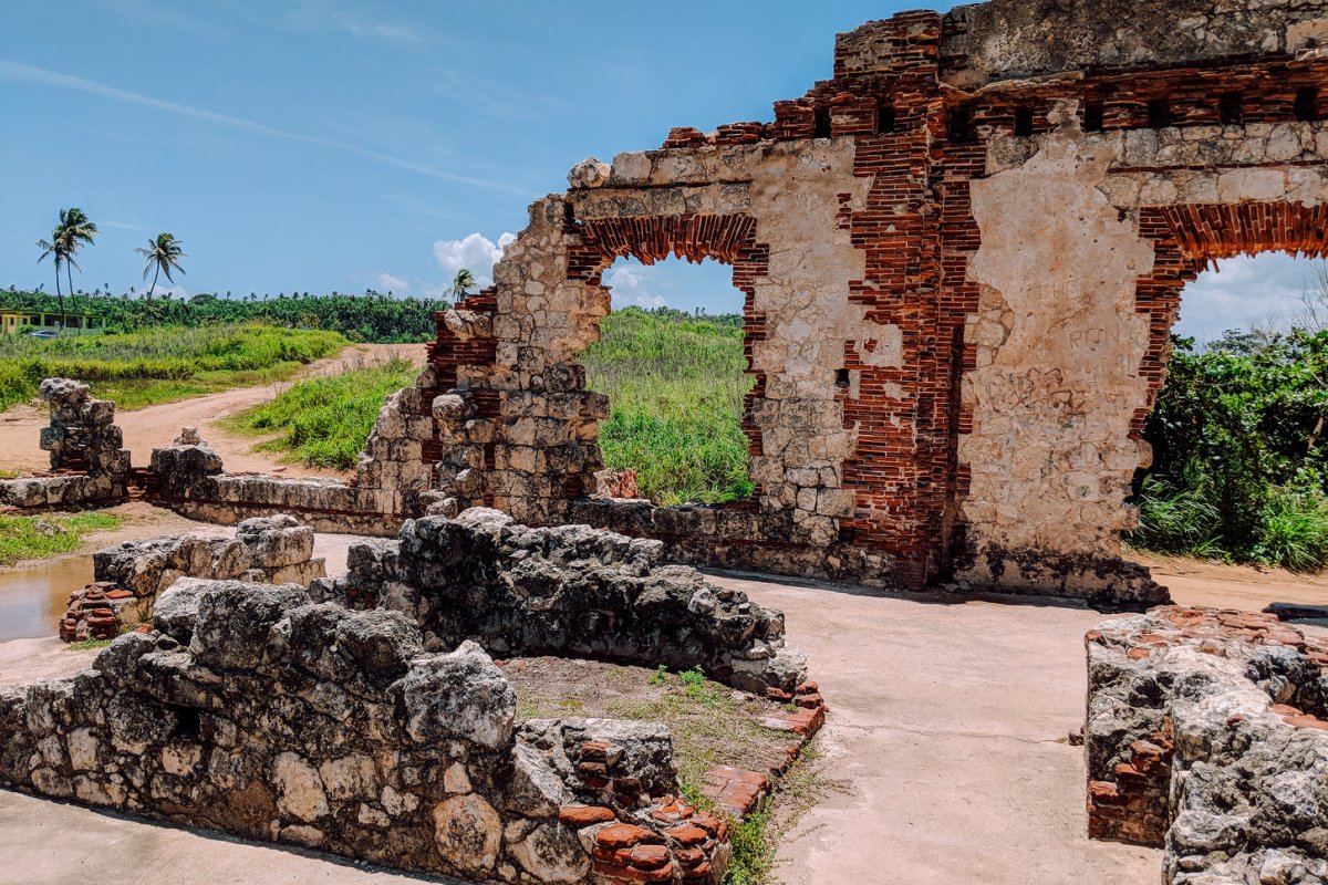 The lighthouse ruins at Punta Borinquen