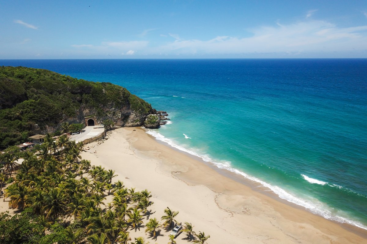vista aerea del tunel de guajataca