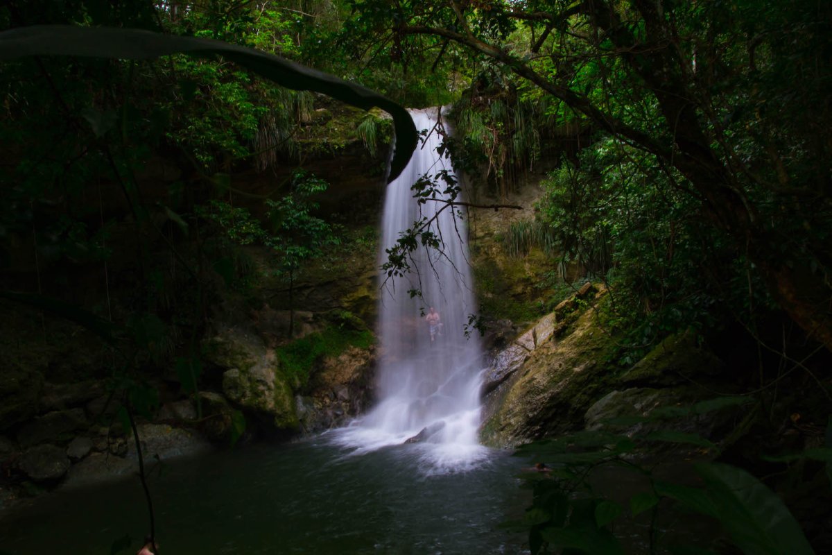 Explore the magnificent San Sebastián Falls. 