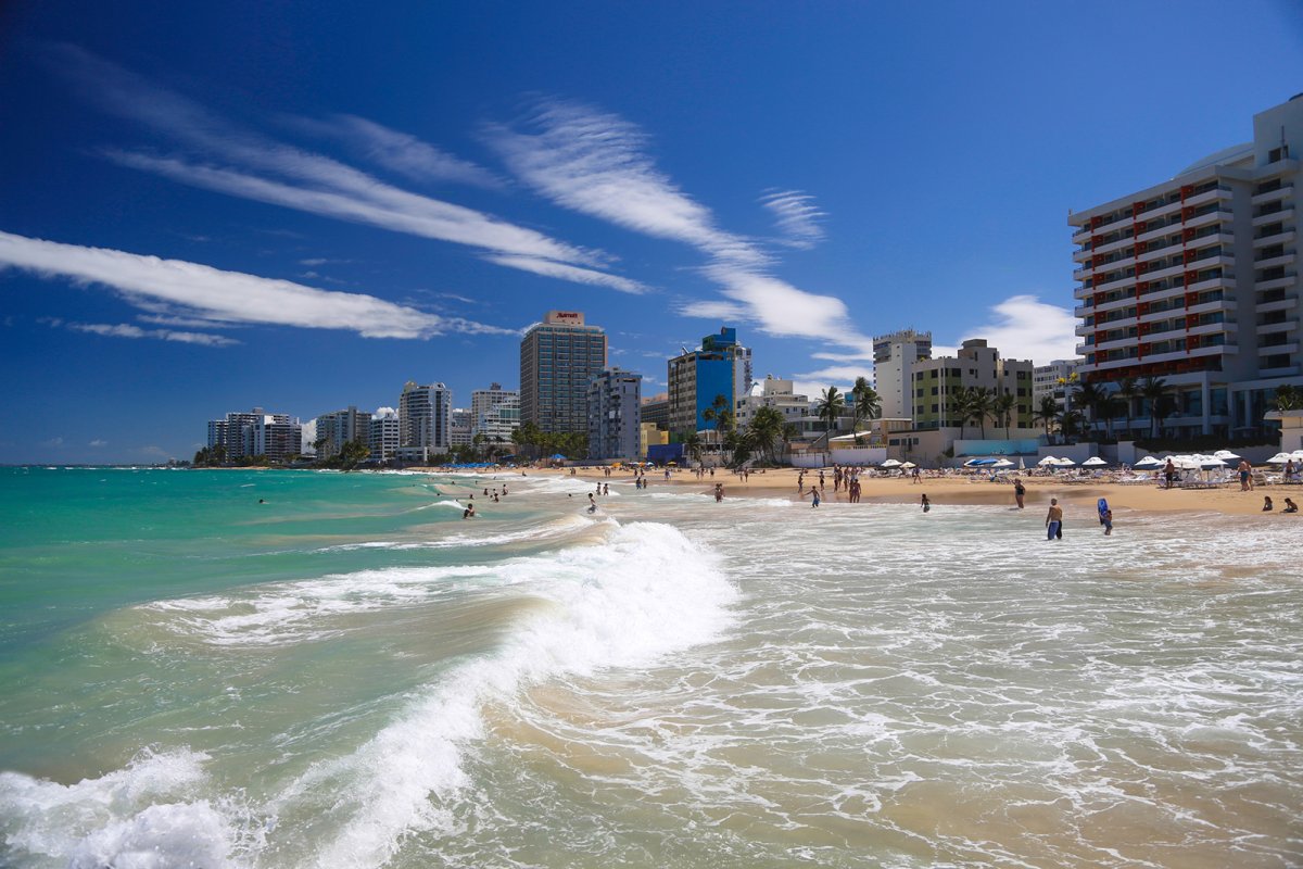 Condado Beach view in San Juan.