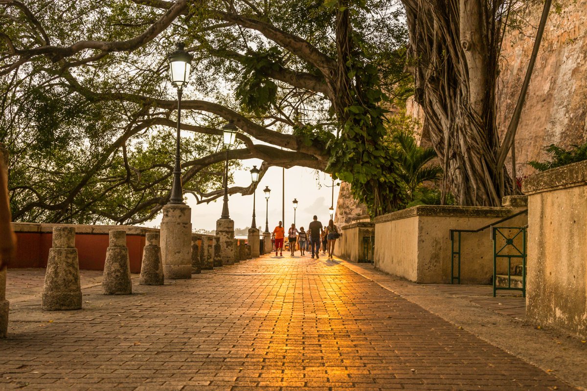 Paseo de la Princesa in Old San Juan.