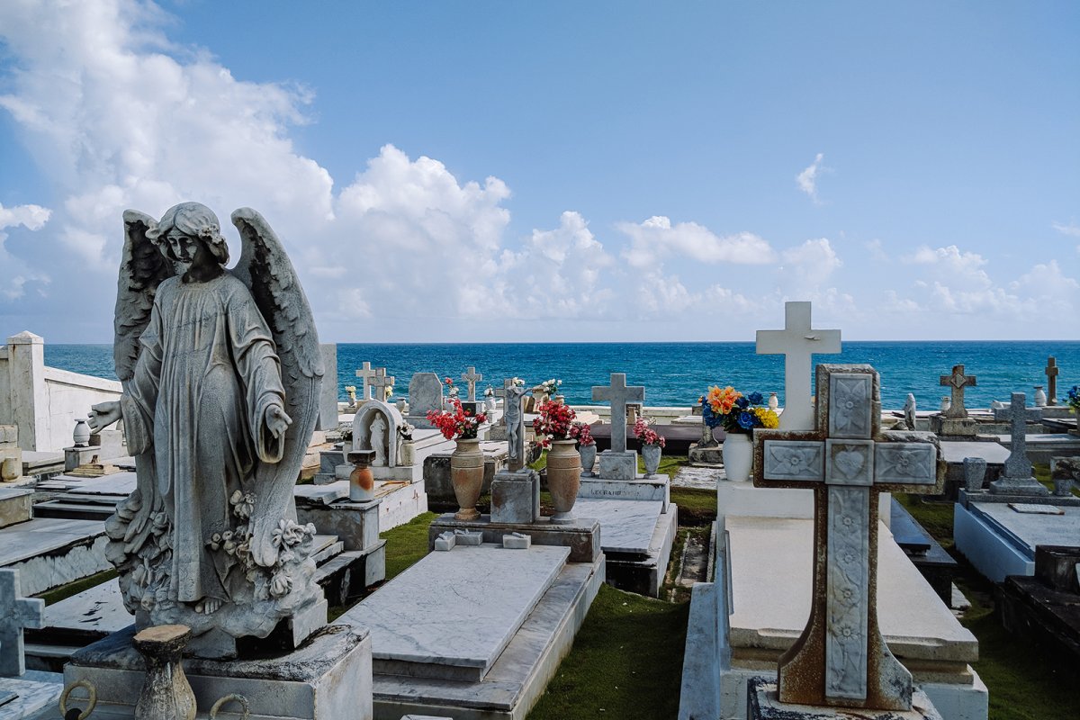 The Santa María Magdalena de Pazzis Cemetery in Old San Juan.