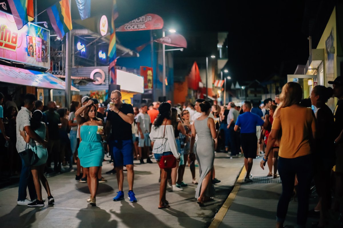 Nightlife in Boquerón, Cabo Rojo.