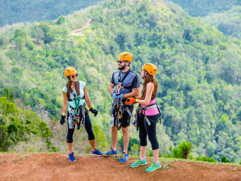 Parque de Aventuras en la Naturaleza Toroverde en Orocovis.