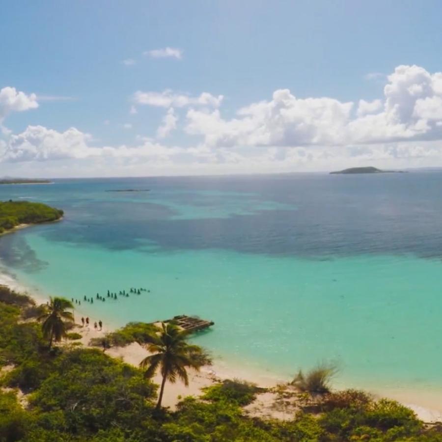 Icacos Island, located just off the coast of Fajardo