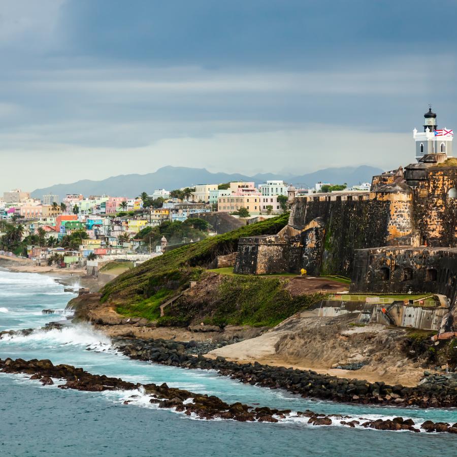 Aerial view of El Morro