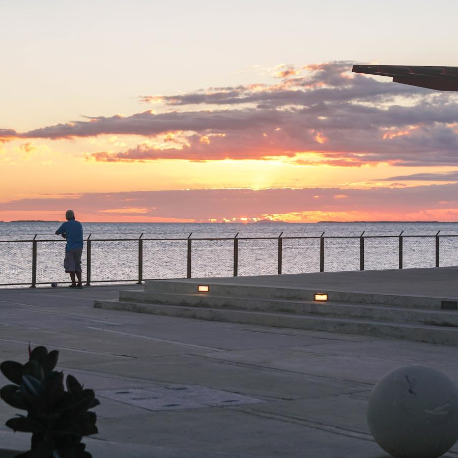 View of the Caribbean Sea