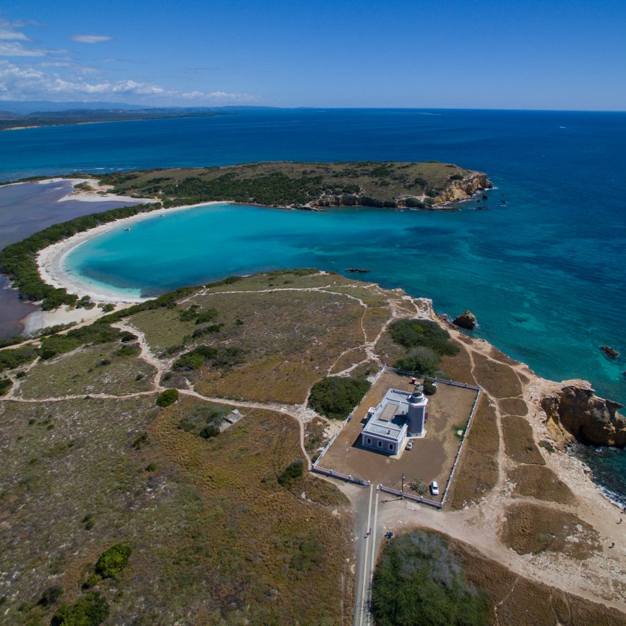 Hiking trails and spectacular views surround Los Morrillos Lighthouse.