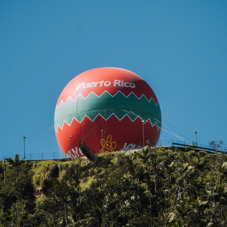 View from the Jayuya Aerostatic Balloon.